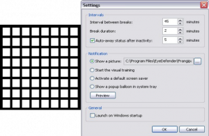 EyeDefender screenshot