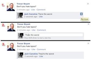 Editing Facebook Comments