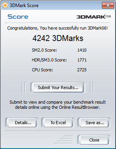 HP Probook 4520s 3DMark06